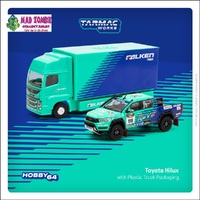 Tarmac Works Hobby 64 -  Toyota Hilux AXCR 2017 With Plastic Truck Packaging