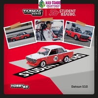 Tarmac Works Hobby 64 1/64 Scale - Datsun 510 Trans-Am B-Sedan 2.5 Challenge 2023 Daniel Wu (PRE-ORDER)