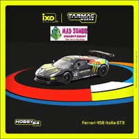 Tarmac Works 1:64 Hobby 64 - Ferrari 458 Italia GT3 Blancpain Endurance Series 2012 – MONZA V. Rossi / A. Salucci / A.Ceccato