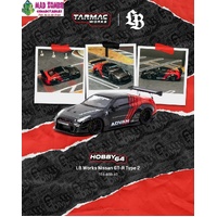 Tarmac Works Hobby 64  - LB Works Nissan GT-R Type 2 Advan - (PRE-ORDER)