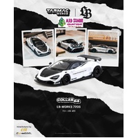 Tarmac Works Hobby 64 - LB-WORKS 720S White - (PRE-ORDER)