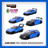 Tarmac Works Hobby 64 - Tarmac Works 10th Anniversary Box Set 5 Model Cars + Trading Cards Combo Set - (PRE-ORDER)