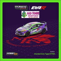 Tarmac Works Hobby 64 - Honda Civic Type-R FK8 EVA Racing – Purple