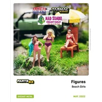 Tarmac Works Parts 64 American Diorama - Figures Beach Girls
