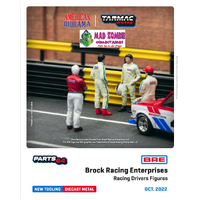 Tarmac Works Parts 64  - Figures Set Race Drivers Brock Racing Enterprises