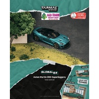 Tarmac Works Global 64 - Aston Martin DBS Superleggera Green Metallic (Possible Chase Supplied) - (PRE-ORDER)