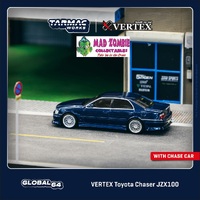 Tarmac Works 1:64 Global 64 - VERTEX Toyota Chaser JZX100 – Blue Metallic