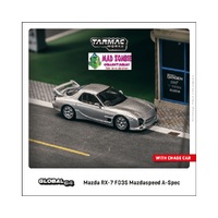 Tarmac Works Global 64 - Mazda RX-7 FD3S Mazdaspeed A-Spec Silver Stone Metallic
