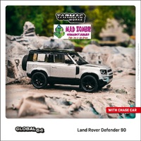 Tarmac Works 1/64 - Land Rover Defender 90 Silver Metallic