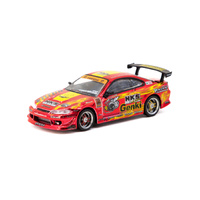 Tarmac Works Hobby 64 -  HKS Hiper Silvia RS-2, Red Chrome - (PRE-ORDER)
