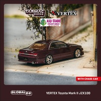 Tarmac Works 1:64 Global 64 - VERTEX Toyota Mark II JZX100 Purple Metallic