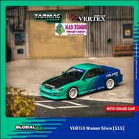 Tarmac Works Global 64 1/64 Scale - VERTEX Nissan Silvia (S13) Falken (PRE-ORDER)