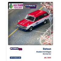 Tarmac Works Global 64 - Datsun Bluebird 510 Wagon Service Car