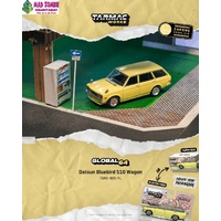 Tarmac Works Global 64  - Datsun Bluebird 510 Wagon Yellow (Possible Chase Supplied) - (PRE-ORDER)