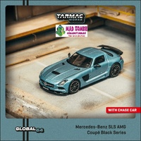 Tarmac Works Global 64 - Mercedes-Benz SLS AMG Coupé Black Series Matte Blue (PRE-ORDER)