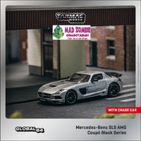 Tarmac Works 1:64 Global 64 - Mercedes-Benz SLS AMG Coupé Black Series – Silver Metallic