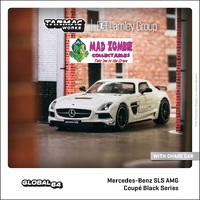 Tarmac Works Global 64 - Mercedes-Benz SLS AMG Coupé Black Series White Metallic Lamley Special Edition 