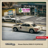 Tarmac Works Global 64 - Nissan Skyline 2000 GT-R (KPGC10) White Lamley Special Edition
