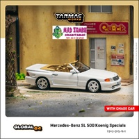 Tarmac Works Global 64 - Mercedes-Benz SL 500 Koenig Specials White - (PRE-ORDER)