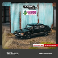 Tarmac Works Global 64 1/64 Scale - Saab 900 Turbo Black