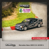Tarmac Works Hobby 64 1/64 Scale - Mercedes-Benz 190 E 2.5-16 EVO 1 DTM 1989 Klaus Ludwig (PRE-ORDER)