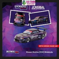 Tarmac Works Hobby 64 1/64 Scale - Nissan Skyline (R32) Widebody Midnight purple (PRE-ORDER)