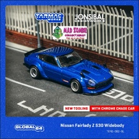 Tarmac Works Global 64 - Nissan Fairlady Z S30 Widebody - Designed by Jon Sibal Blue - (PRE-ORDER)