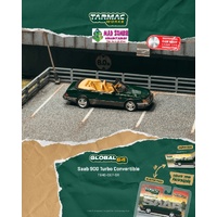 Tarmac Works Global 64  - Saab 900 Turbo Convertible Green (Possible Chase Supplied) - (PRE-ORDER)