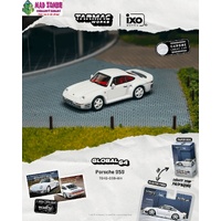 Tarmac Works Global 64 - Porsche 959 White Model Car + Trading Cards Combo Set (Possible Chase Supplied) - (PRE-ORDER)