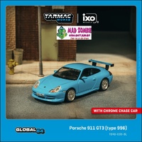 Tarmac Works Global 64 - Porsche 911 GT3 (type 996) Light Blue (POSSIBILITY OF CHASE VAIRIANT) - (PRE-ORDER)