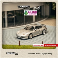 Tarmac Works Hobby 64 1/64 Scale - Porsche 911 GT3 (type 996) Silver (PRE-ORDER)