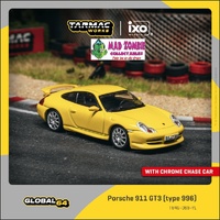 Tarmac Works Global 64 - Porsche 911 GT3 (type 996) Yellow (POSSIBILITY OF CHASE VAIRIANT) - (PRE-ORDER)