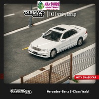 Tarmac Works Global 64 1/64 Scale - Mercedes-Benz S-Class Wald Alabaster White Lamley Special Edition