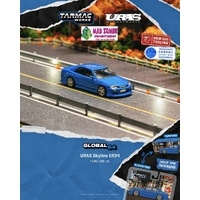 Tarmac Works Global 64  - URAS Skyline ER34 Blue (Possible Chase Supplied) - (PRE-ORDER)