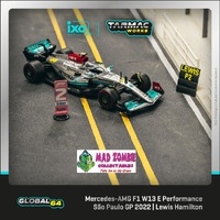 Tarmac Works 1:64 Global 64 - Mercedes-AMG F1 W13 E Performance Sao Paulo Grand Prix 2022 Lewis Hamilton