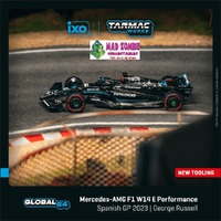 Tarmac Works Global 64 1/64 Scale - Mercedes-AMG F1 W14 E Performance Spanish Grand Prix 2023 George Russell (PRE-ORDER)