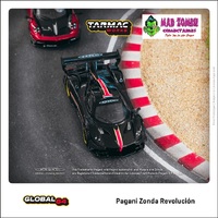 Tarmac Works 1:64 Global 64 - Pagani Zonda Revolución Nero Oro