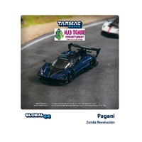 Tarmac Works 1:64 Global 64 - Pagani Zonda Revolución Blue Metallic