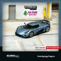 Tarmac Works Global 64 1/64 Scale - Koenigsegg Regera Light Blue Metallic (PRE-ORDER)