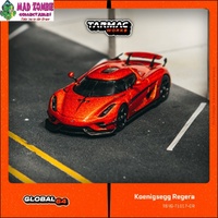 Tarmac Works Global 64 - Koenigsegg Regera Orange Metallic / Black Stripes - (PRE-ORDER)