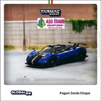 Tarmac Works 1:64 Global 64 - Pagani Zonda Cinque – Blu Francia