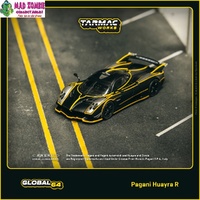 Tarmac Works Global 64 - Pagani Huayra R Matt Black / Silver (PRE-ORDER)