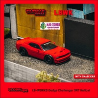 Tarmac Works 1:64 Global 64 - LB-WORKS Dodge Challenger SRT Hellcat Red