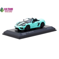 COLLAB64 - MINICHAMPS x Tarmac Works 1/64 Porsche 718 Spyder RS Mint Green - (PRE-ORDER)