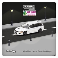 Tarmac Works 1/64 Road 64 - Mitsubishi Lancer Evolution Wagon Silver