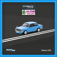 Tarmac Works Hobby 64 - Datsun 510 Light Blue (PRE-ORDER)