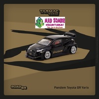 Tarmac Works 1/64 Road 64 - Pandem Toyota GR Yaris Black