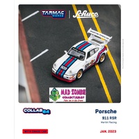 Tarmac Works Collab 64 - Porsche 911 RSR Martini Racing