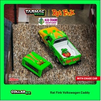 Tarmac Works Global 64 - Volkswagen Caddy Rat Fink - With Removable cover