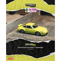 Tarmac Works Global 64 - Porsche 911 Carrera RS 2.7 Lightweight Yellow - (PRE-ORDER)